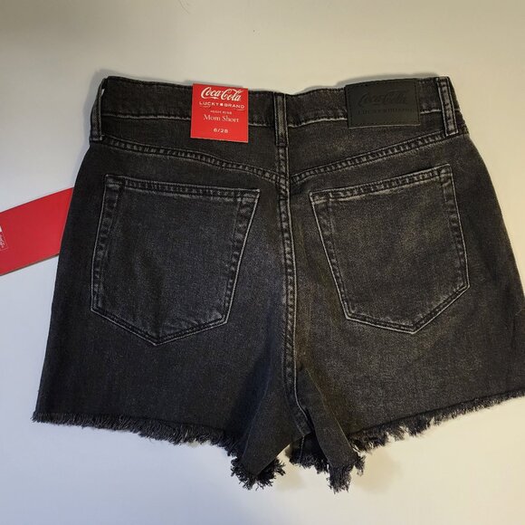 Lucky Brand Coco-Cola High Rise Mom Shorts (size 6) - Picture 2 of 6